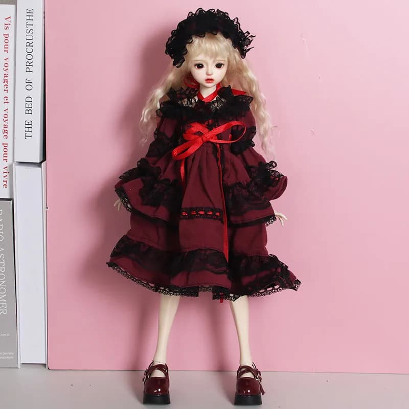 No Doll New 30/45/60cm Doll's Clothes for 1/3 1/4 1/6 Bjd Doll Alice dress Diy Girl Toys Dress Up Doll Accessories