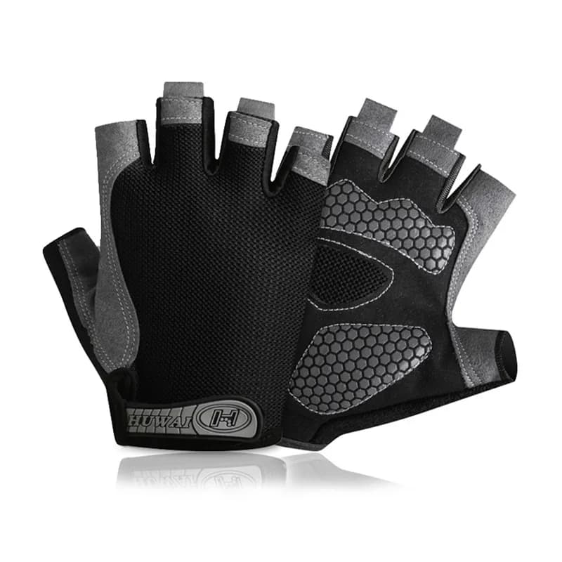Fitness Training without finger Woman Man Bodybuilding Exercise Sports Gloves Cycling Anti-slip Breathable Weightlift Gym Gloves