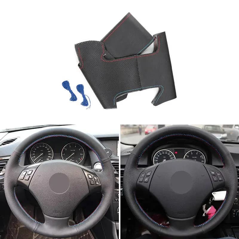 For BMW Series 3 E90 E91 2005-2011 X1 E84 2010-2013 Perforated Leather Mano Accessories Auto Trim Cover