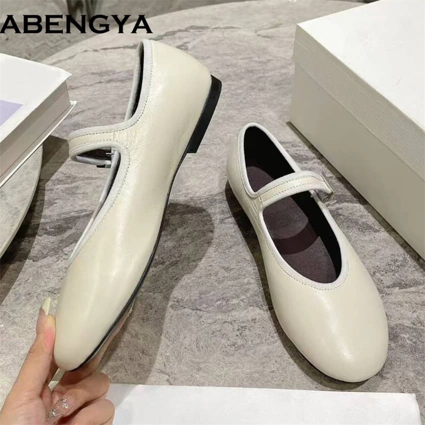 ABENGYA Mocassini in crine di cavallo primaverili da donna Slip On Scarpe eleganti piatte per donna Ballerine Scarpe da donna Ciabatte