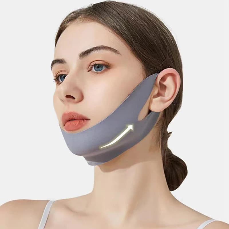 1 pz Beauty Face Sculpting Sleep Mask Fast V-face Lifting fasciatura rassodante antirughe Non elettrico modellante facciale fisico