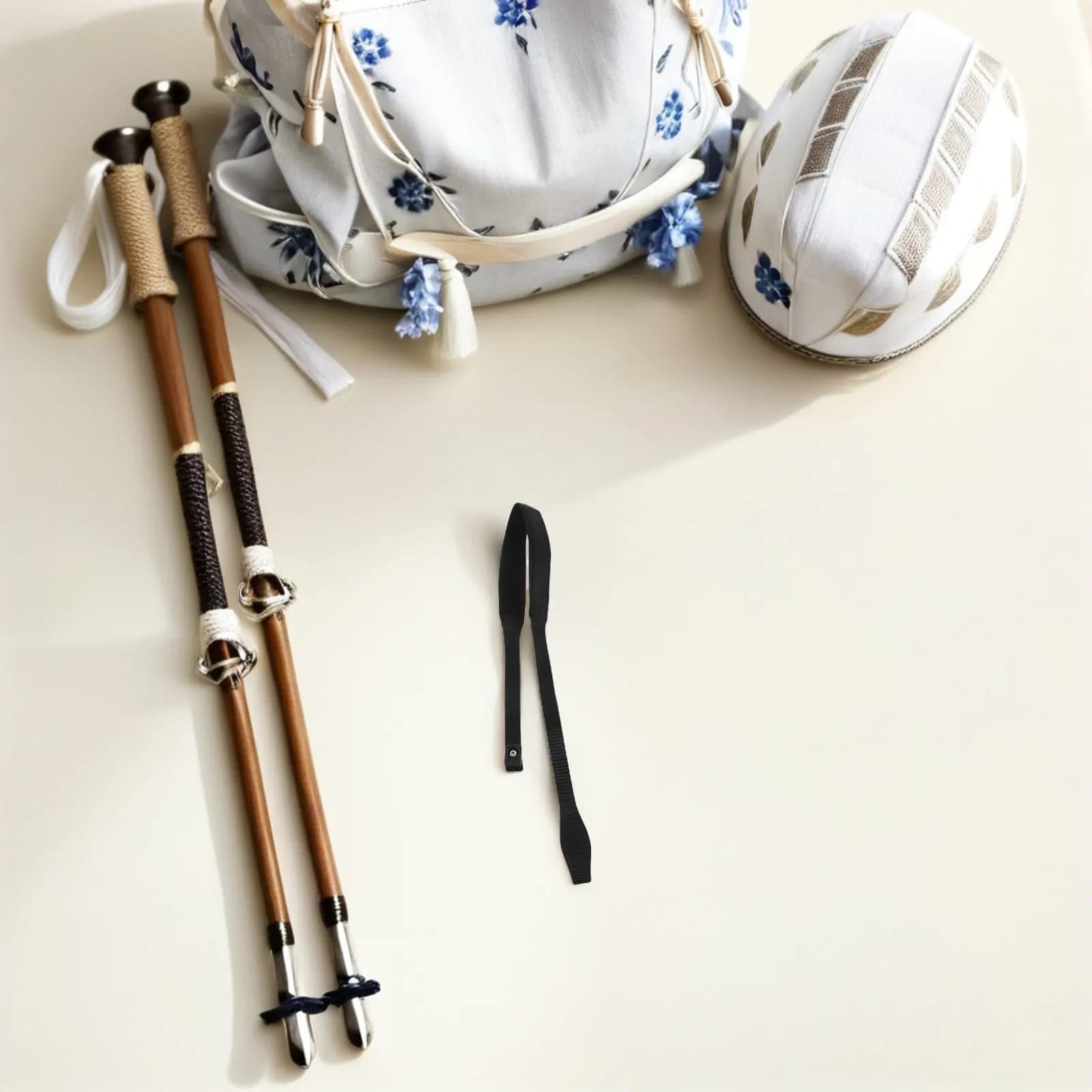 3Pcs Adjustable Trekking Pole Wrist Straps Heavy Duty Abrasion Resistant Elastic Hiking Pole Replacement Straps for Outdoor