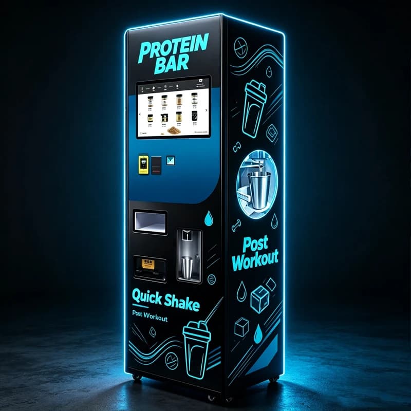Commercial Gym Use Protein Shake Vending Machine Multi Powder Formula Self Service Drink Vending Equipment Customized