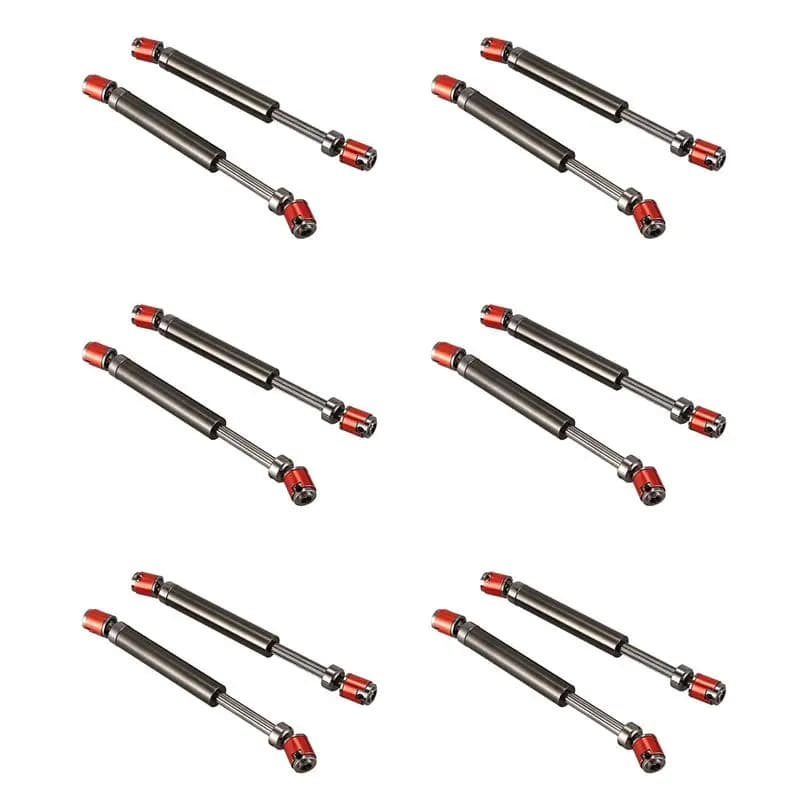 A63T-12PCS Metal CVD Drive Shaft 110-140Mm For 1/10 RC Rock Crawler Axial SCX10 90046