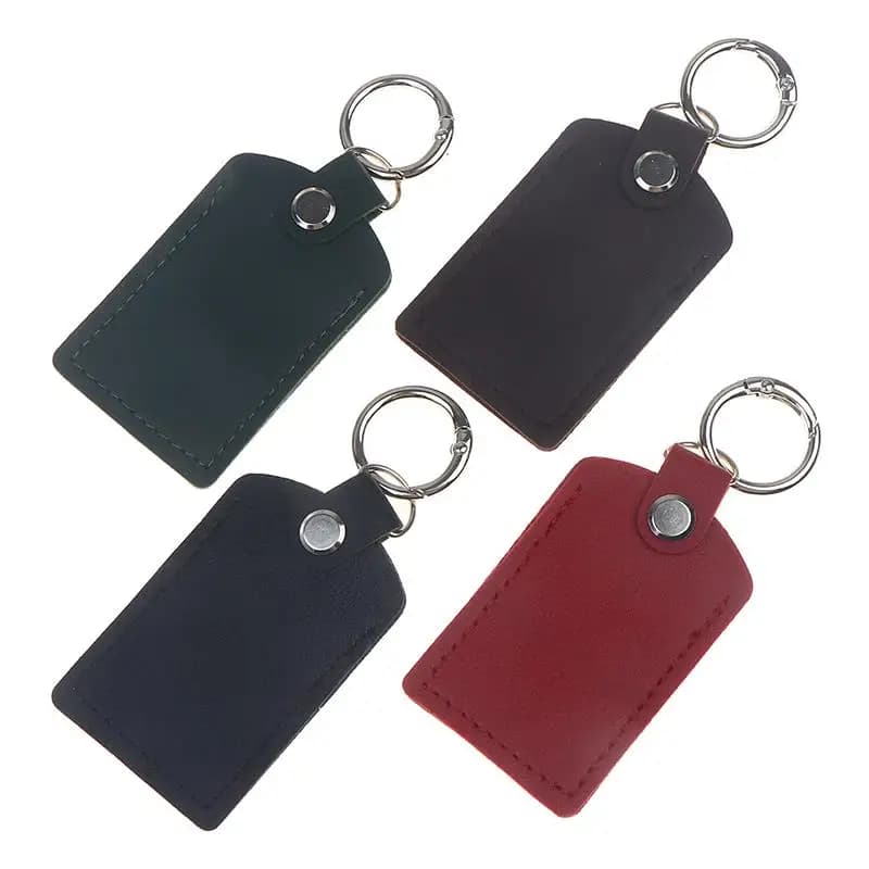 Custodia per scheda di accesso NFC Smart in vera pelle con portachiavi, custodia per schede IC, custodia in pelle per accessori Chameleon Ultra