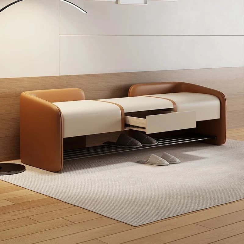 Drawers Metal Shoe Cabinet Box Living Room Mirror Display Bench Shoe Shelf Storage Organizer Sapateira Shoemakers Furniture
