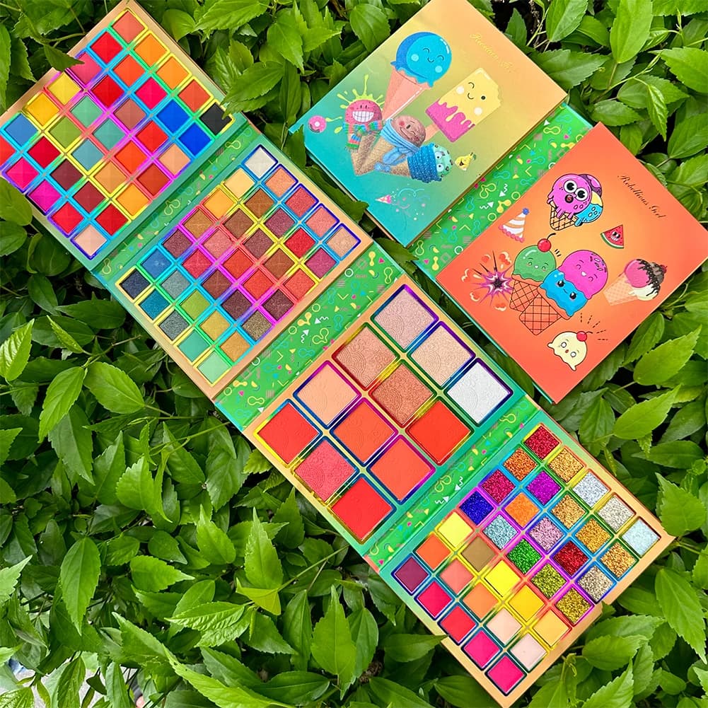 Palette di ombretti a 117 colori Super Shiny Pearly Matte finiture Contour,Blush & Eye Kit regalo di trucco per cosmetici moda donna