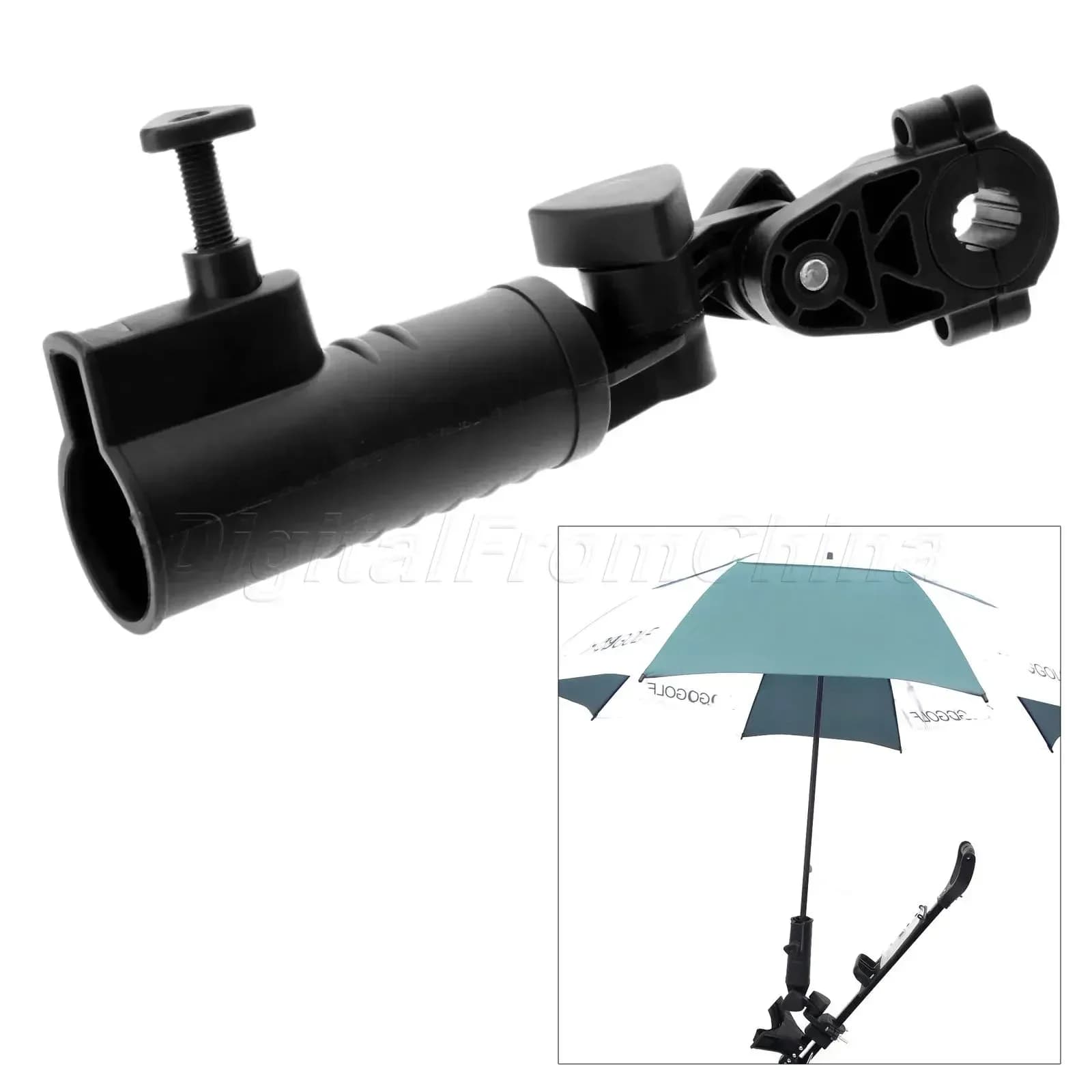 Carrello da golf Supporto per ombrellone Connettore universale per carrello da passeggino Carrello da golf per Motocaddy o angolo regolabile per sport da pesca
