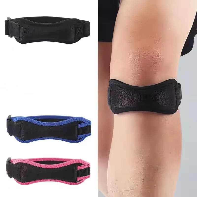 1PC Knee Patellar Tendon Knee Support Strape Brace Adjustable Shock Absorption Compression Knee Pad Sleeve Basketball Running