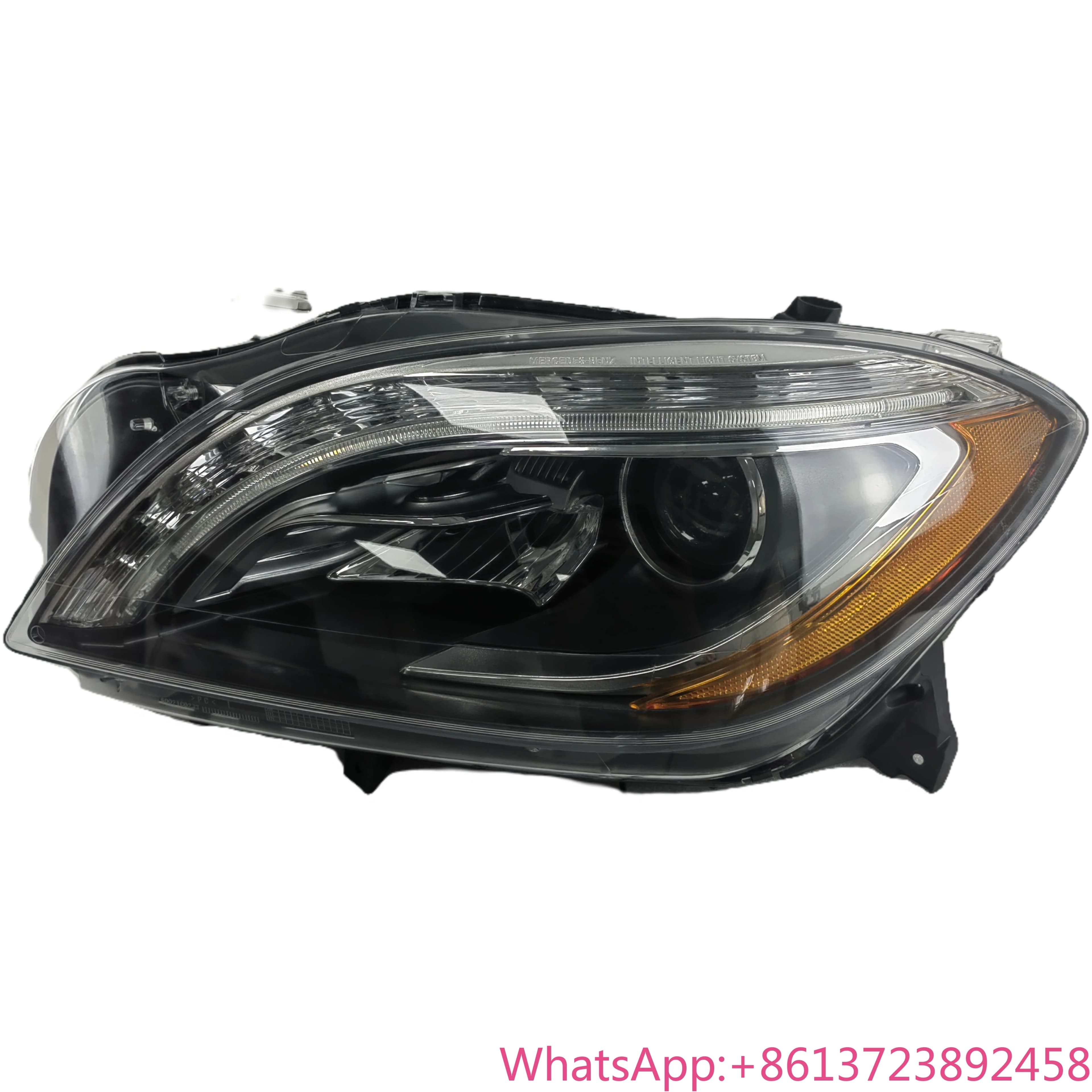 For 2012-2016 for Mercedes Benz M-class W166 Ml166 LED Car Front Headlight Assembly Double Lens A1668206059 Headlamp