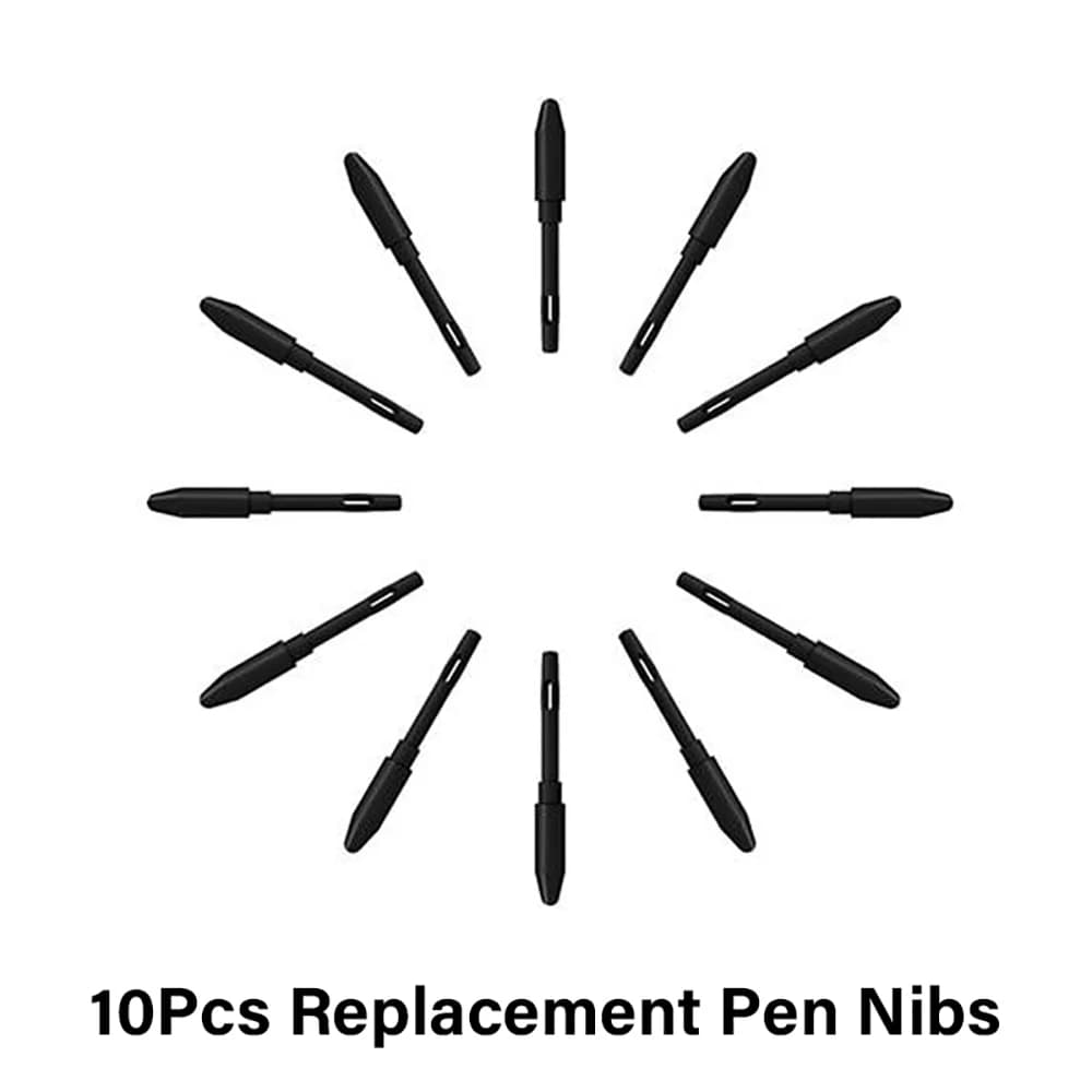 Sostituzione 10 pezzi PN03 penna resistente all'usura Tibs per HUION PE330 / PE150 / PF150 tavoletta grafica disegno penna digitale pennino stilo