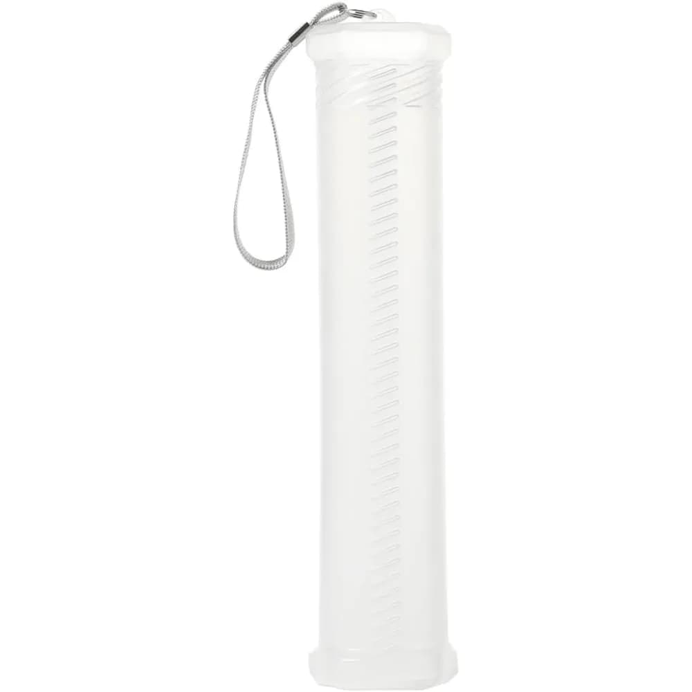 Custodia per pennelli in plastica estensibile Pennelli lunghi trasparenti Penna Matita Tubo Contenitore Portaoggetti per organizer con cordino per il trasporto