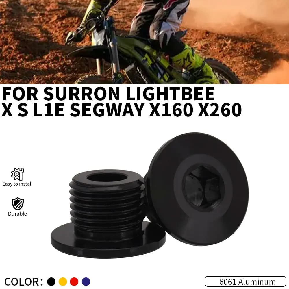 Viti per ruota anteriore M16*1.5P per Surron Lightbee X S L1E Segway X160 X260 CNC, ricambi per moto elettriche e e-bike