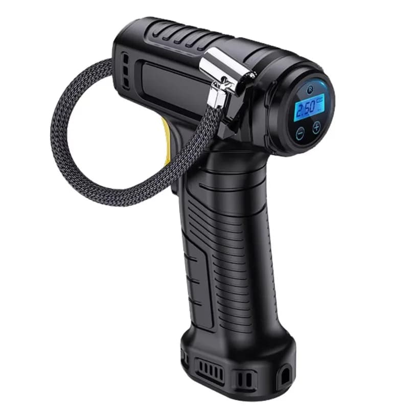 Auto Ciclista Compressore d'aria portatile Pompa di gonfiaggio wireless/cablata 120W Pompa d'aria portatile Gonfiatore per pneumatici Digitale NUOVO 2025