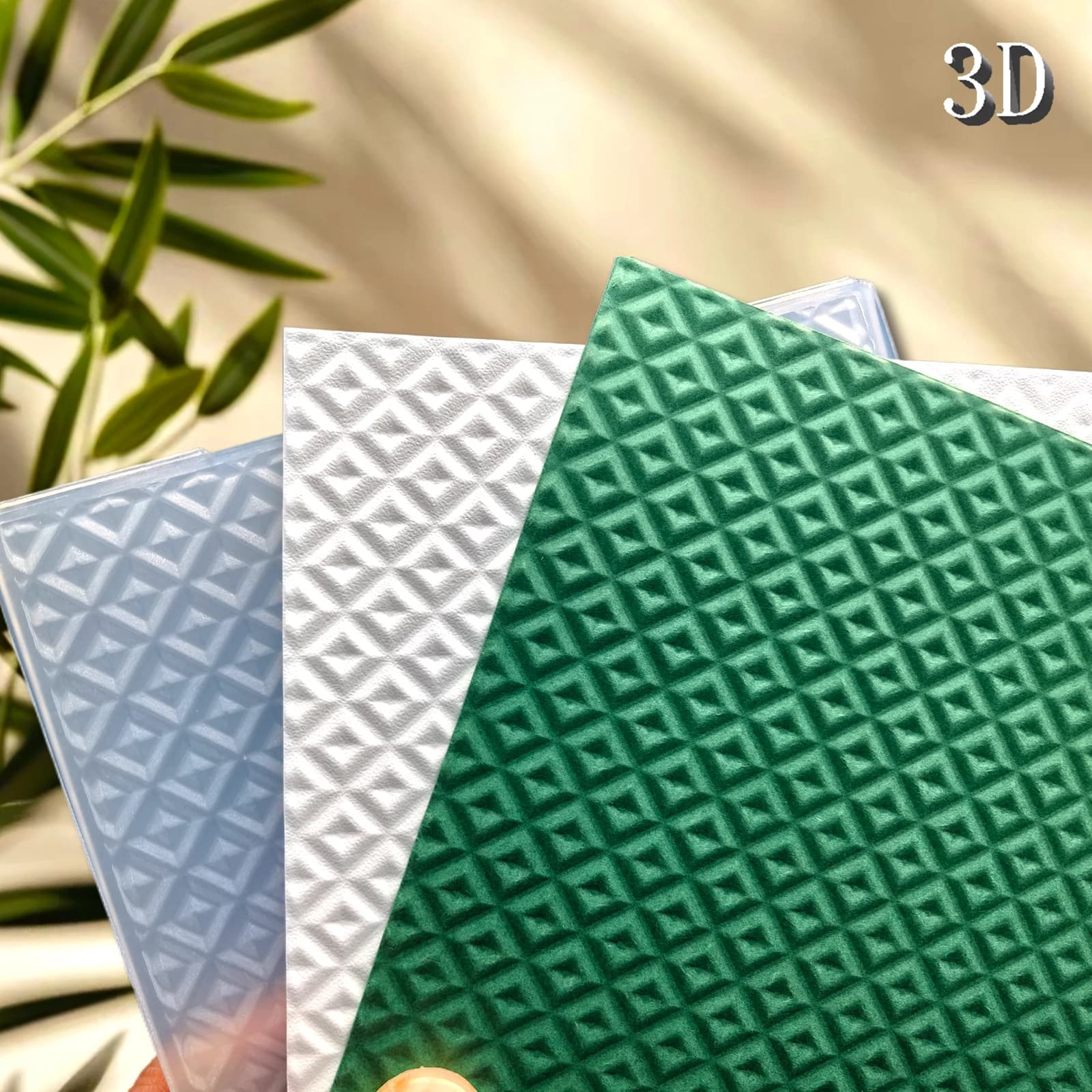 1 cartella in rilievo 3D: modello di file di sfondo con trama a punti con motivo geometrico astratto concavo e convesso, utilizzato per lo sfondo g