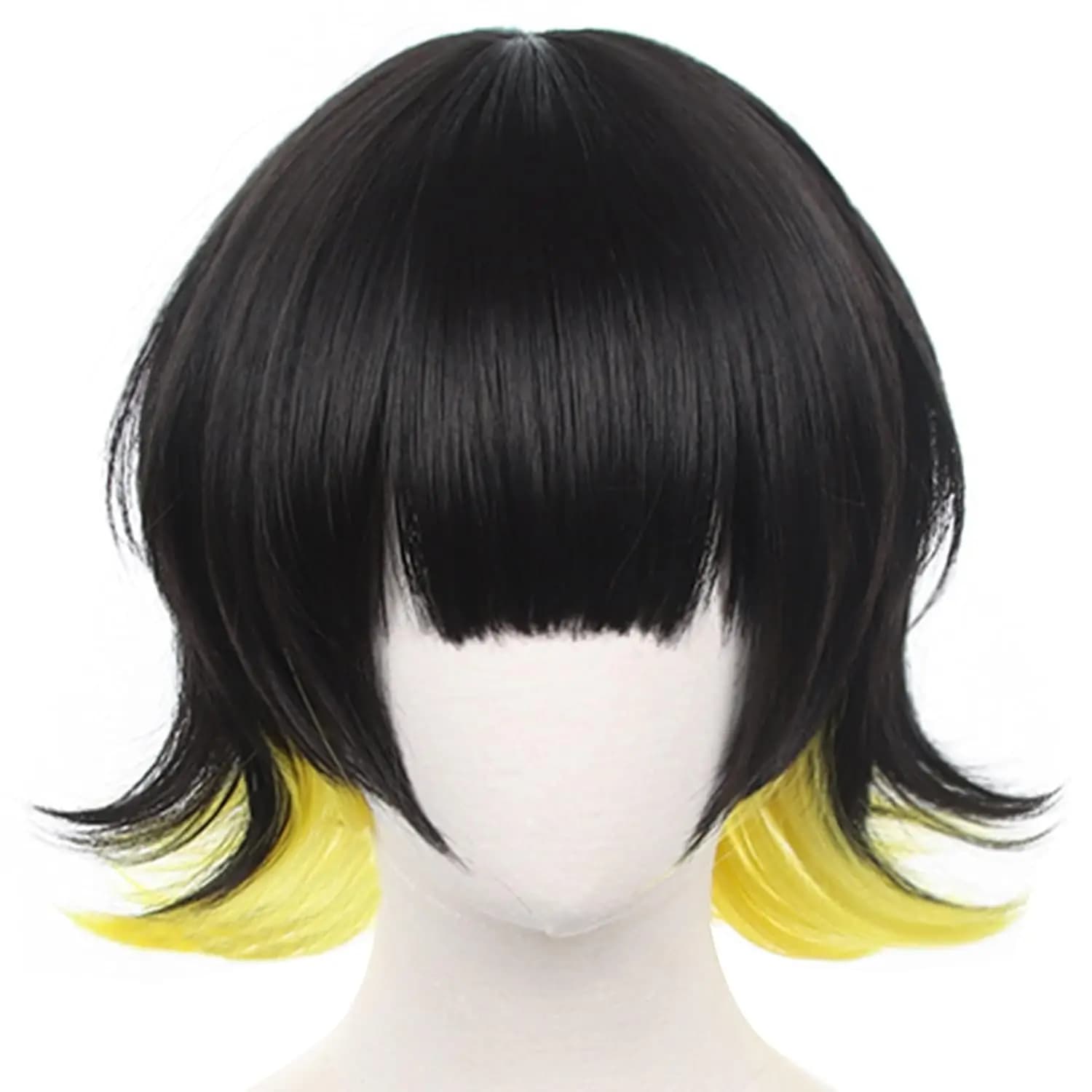 Bachira Meguru Wig for Cosplay, Bowl Cutting, Heat Resistant, Synthetic, for Halloween Celebrations # Color: