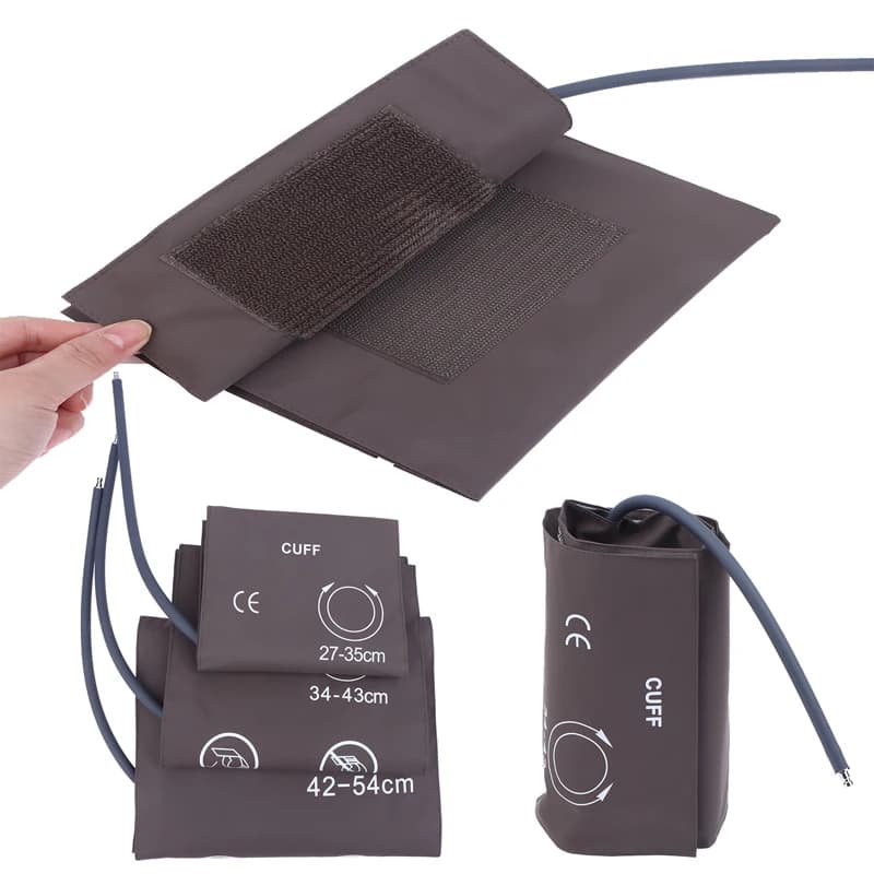 1 bracelet for measuring blood pressure, reusable, multipurpose, with single tube, for infants and adult patients.