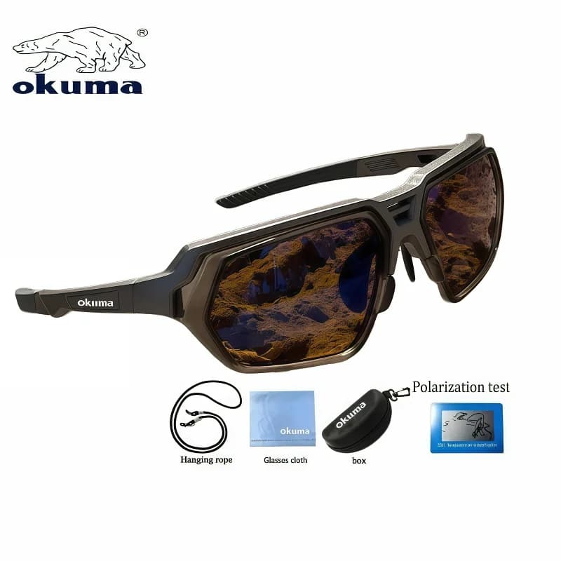 Okuma 26 Year New Outdoor Sports Goggles, Cycling Polarized Goggles, Suitable for Fishing, Camping, Hiking, Cycling, Sunglasses