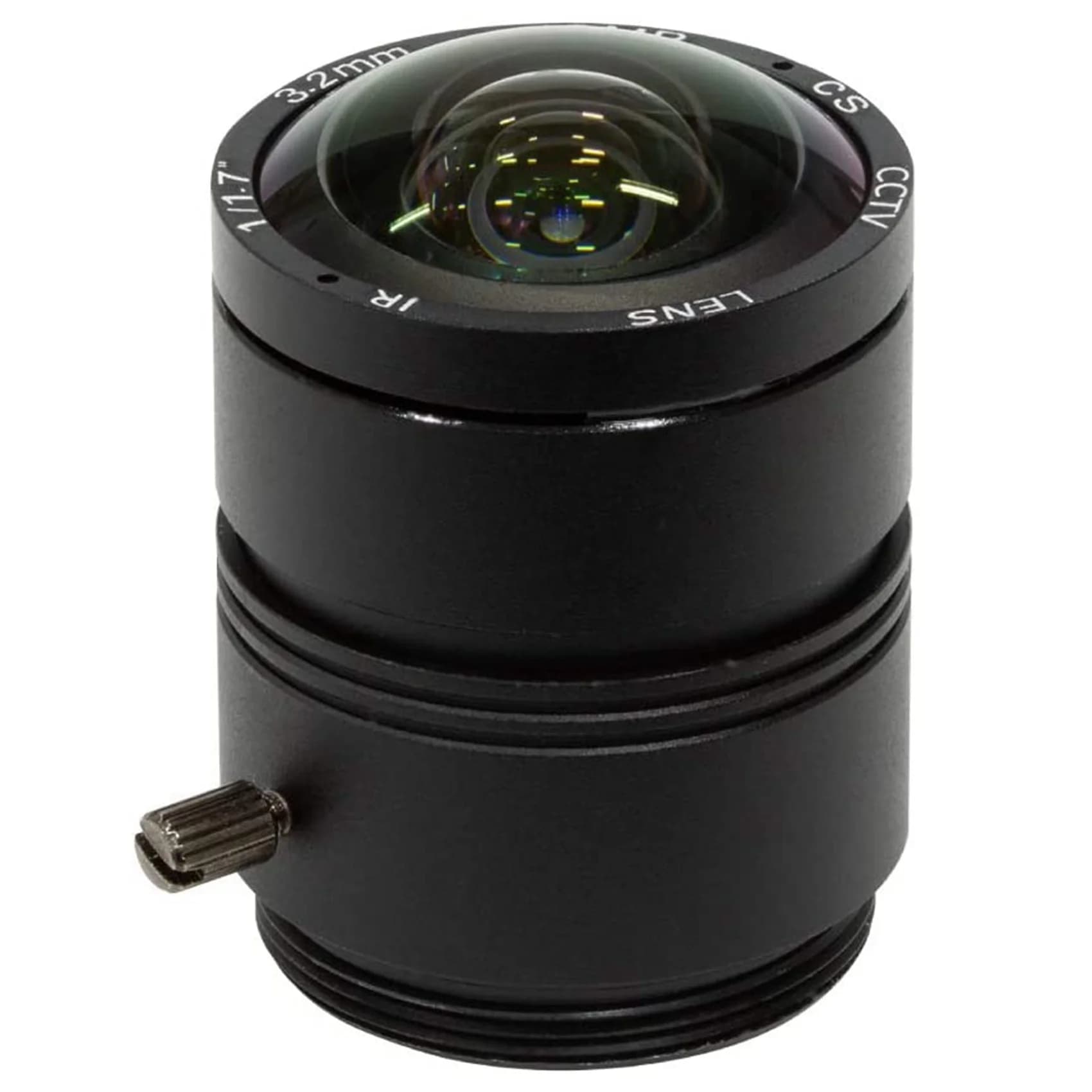 Vendite! Obiettivo CS ultra grandangolare da 120 gradi per fotocamera Raspberry Pi HQ, lunghezza focale da 3,2 mm con messa a fuoco manuale