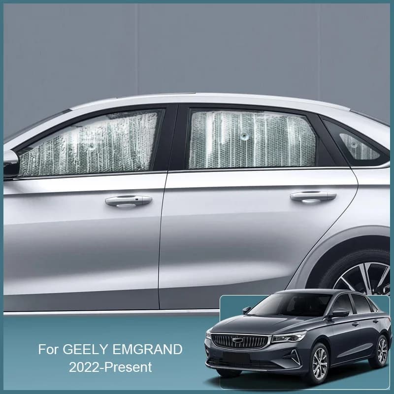 Parabrezza dell'auto Tende Da Sole Protezione UV Copertura Finestra Tenda Parasole Visiera Proteggere Accessori Per Geely EMGRAND 2022-2025