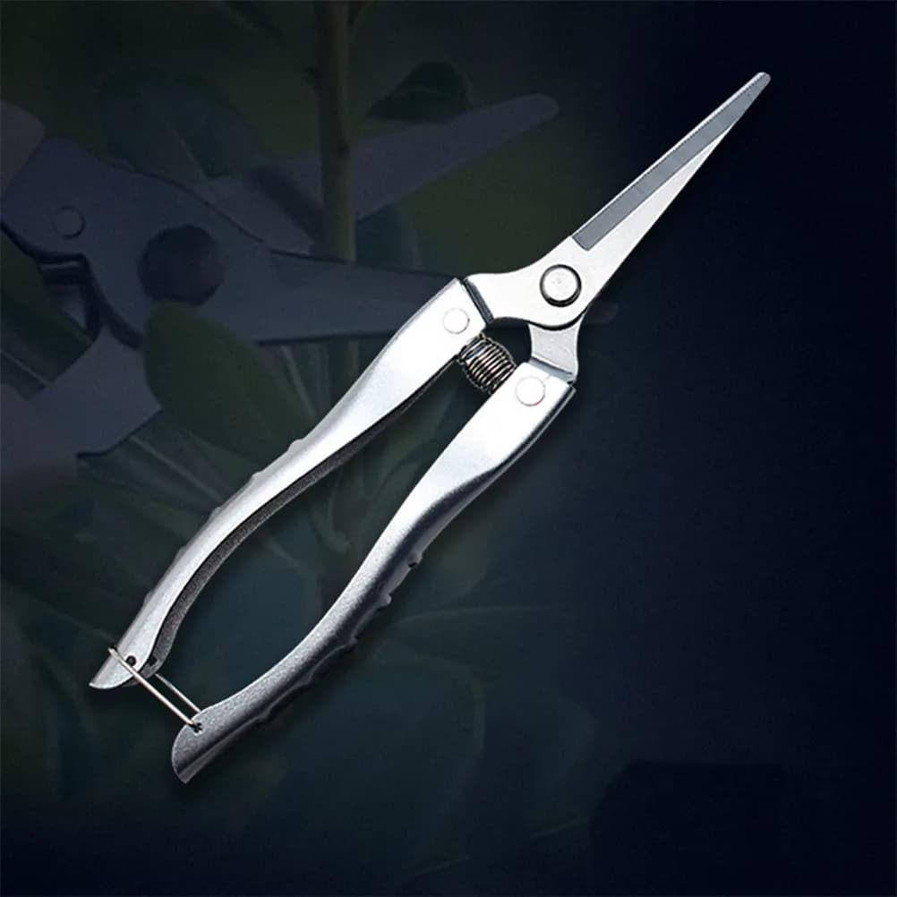 Professional Stainless Steel Potting Scissors, Precision Cutting Tool for Coppers, Hedges and Frutteti
