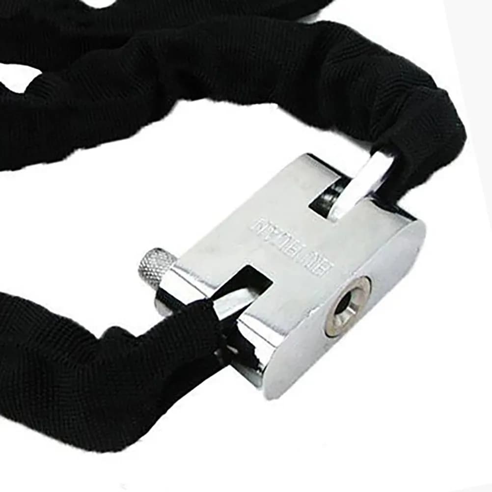 Lucchetto per Bicicletta 120Cm, Catena Antifurto di Sicurezza, Robusto e Antiruggine, per Mountain Bike, Ciclismo all'Aperto e Moto