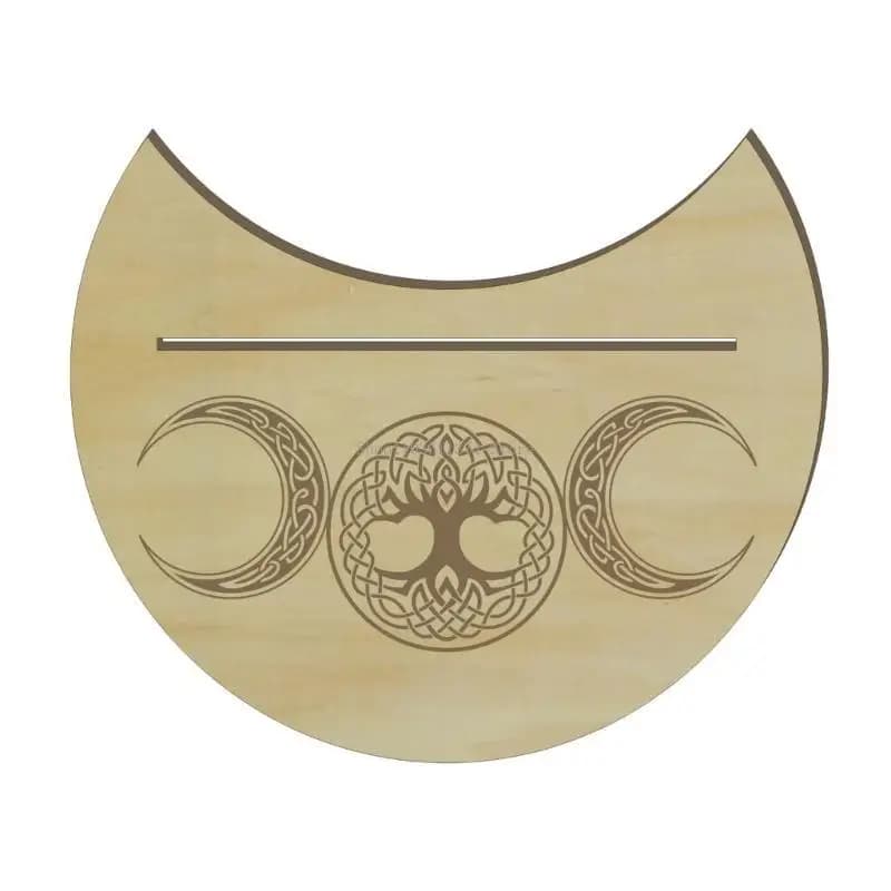 Portamazzo tarocchi portatile Espositore per carte tarocchi in legno Decorazione altare