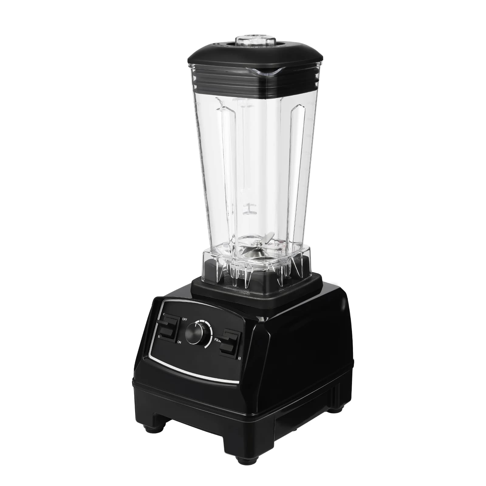 Heavy Duty 2L Countertop Blender High Speed Rotation Ten Adjustable Speeds Sharp Stainless Steel Blades Quick Ice Crushing Durable Multi Material Structure Stable Operation Wide Use For Cafe Bar Restaurant Home Drink And Food Processing