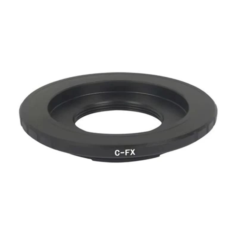 C-FX Metal Lens Adapter Ring C-Mount CCTV Movie Lens Compatible with Fujifilm X Series X-Pro1 X-Pro2 X-E1 X-E2 X-E3 X-M1 X-A1 X-