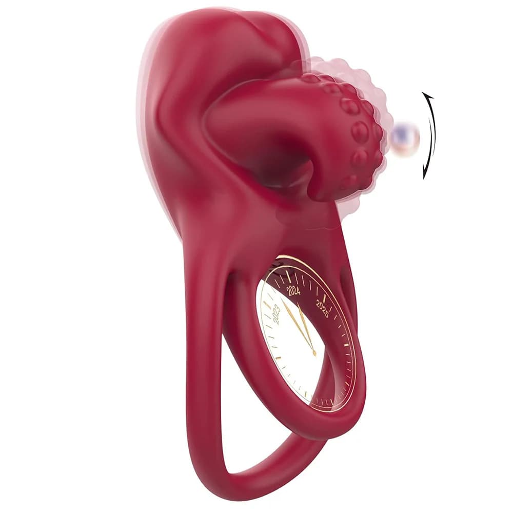 Anello Vibrante per Pene, Giocattolo Sessuale per Adulti, Stimolatore Clitorideo, Cockring, Giocattolo Sessuale Maschile per Uomini, Gay e Donne