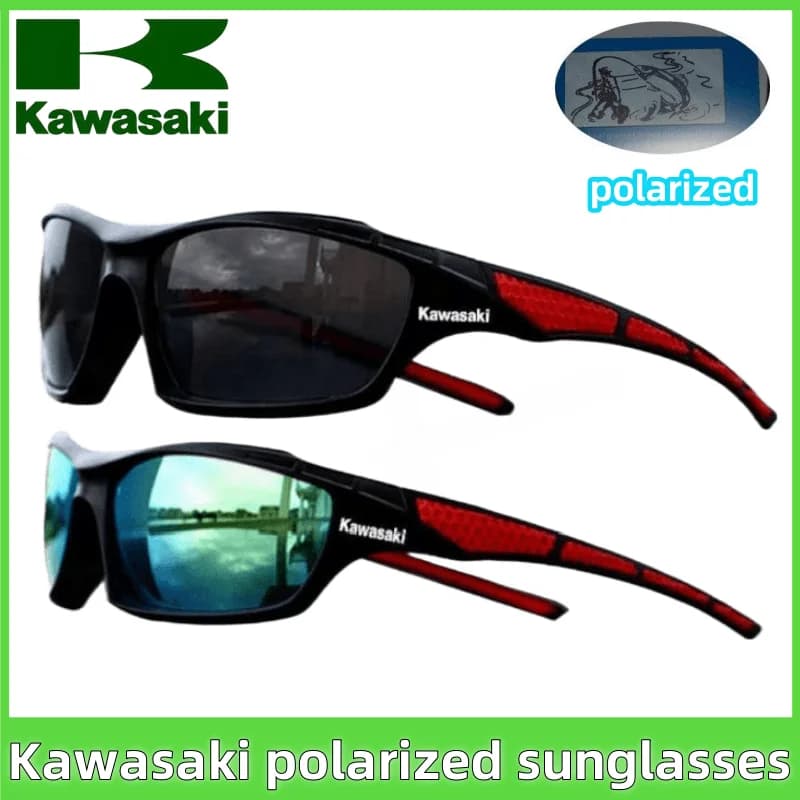 Occhiali da sole polarizzati Kawasaki UV400, occhiali sportivi polarizzati, comodi da indossare, occhiali da sole per uomo e donna, occhiali da guida