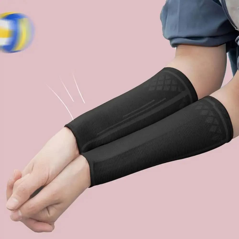 New UV protection Volleyball Sleeves Breathable elastic straps Sports safety Wrist support Forearm compression sleeve