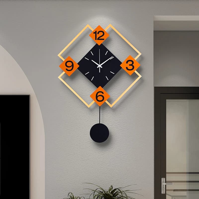 Luxury Silent Wall Clock Large Toilet Garage Living Room Wall Clock Decoration Hall Mecanism Reloj Pared House Furniture