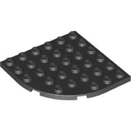 Piastra 6X6 W. Arco * D117 8 pezzi fai-da-te illuminano blocco mattone codice 6003 compatibile con altre particelle di assemblaggio