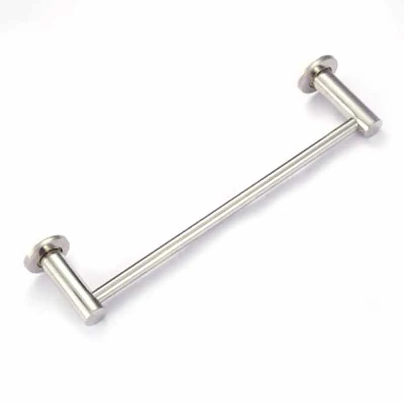 Rail Towel rack Wall Mounted Shelf Stainless Steel Storage Bathroom Chrome Hanger Holder Organizer Bar Rail Towel