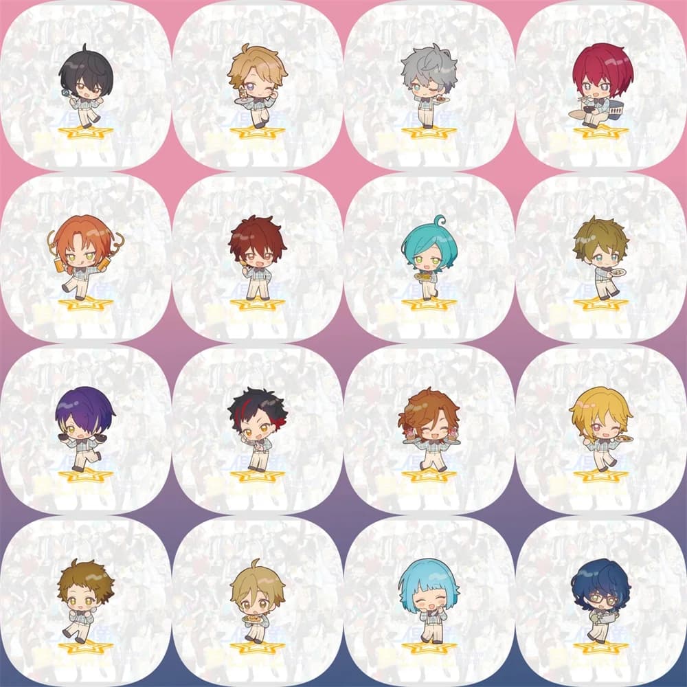 Stand in acrilico da 10 cm del gioco Ensemble Stars, grazioso modello decorativo da scrivania, personaggi cosplay, ornamenti e accessori, ottimi regali di Natale