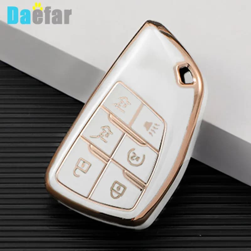 5 6 pulsanti TPU Key Case Car Fob per Buick ENVISION S Plus Avenir per Chevrolet Tahoe Suburban per GMC Yukon 2020 2021