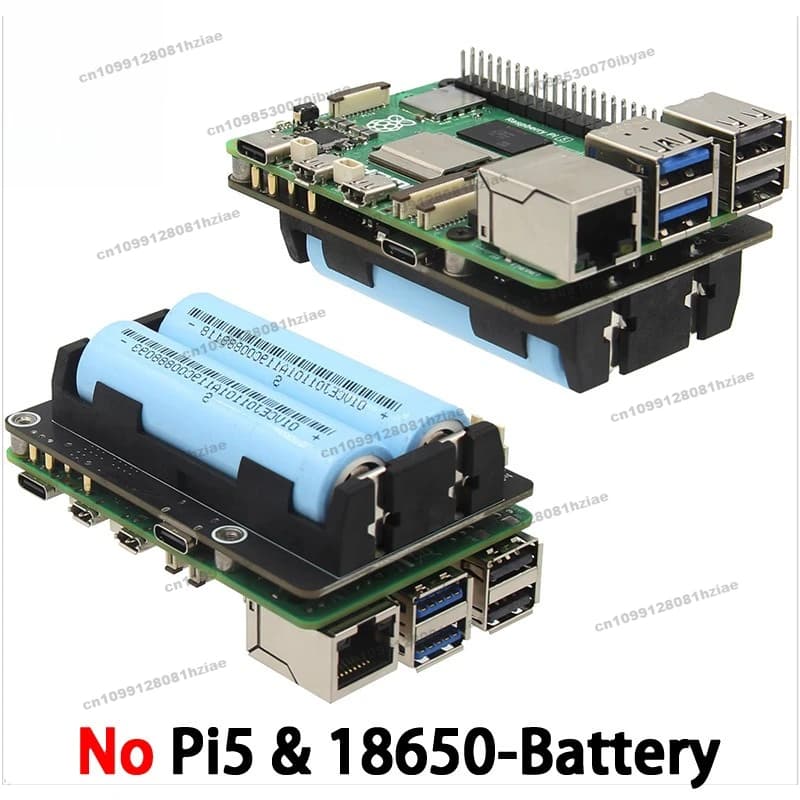 Per X1200 Raspberry Pi 5 UPS Scheda di espansione gestione dell'alimentazione 18650 Modulo di alimentazione ininterruzione