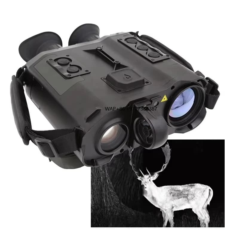 Binocolo per telescopio a fusione per imaging termico potenziato a infrarossi a lungo raggio di rilevamento portatile a prezzo di fabbrica