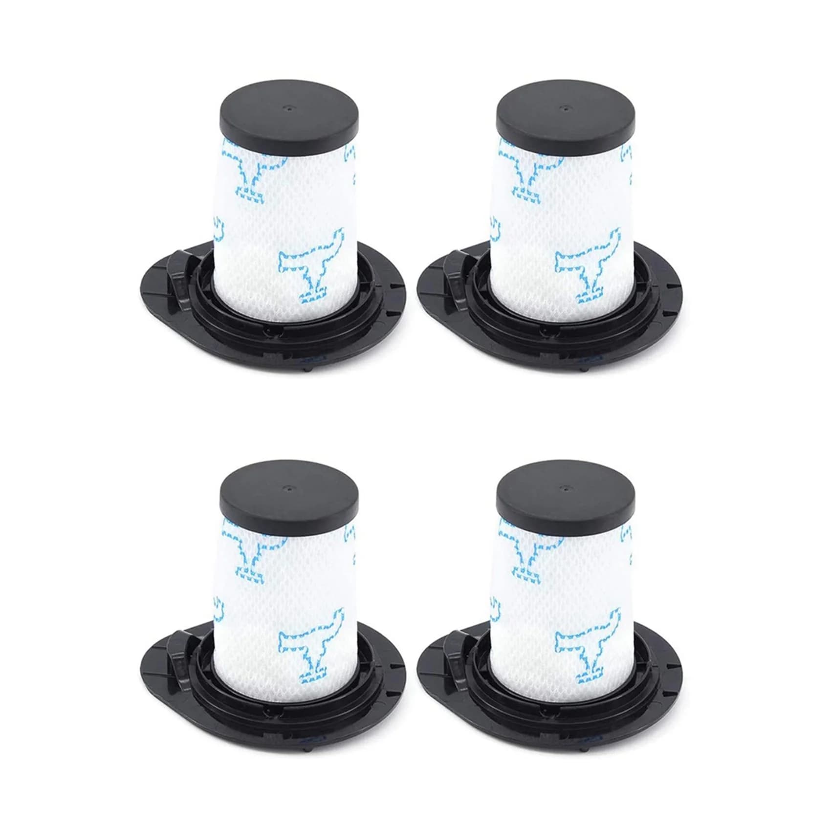 【PASSIONE】4 filtri per aspirapolvere Rowenta Air Force 460 All In One Rh92xx e Air Force Flex 560 Rh94xx, parti ZR009002