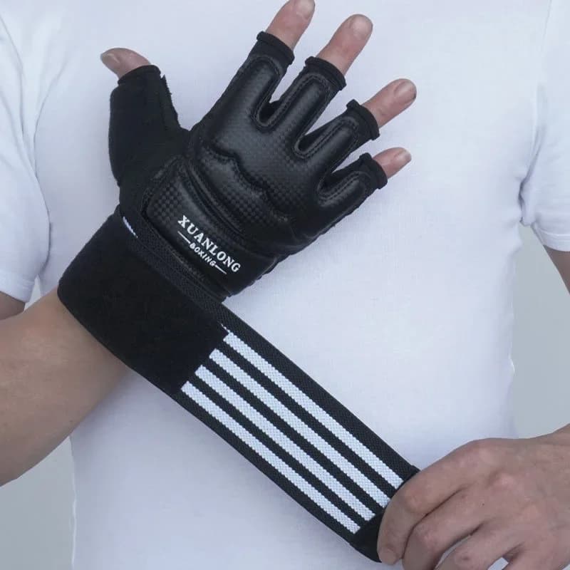 Sanda Fight Children's Boxing Gloves Training Boxing Bag for Adult Gloves Professional Half fingers