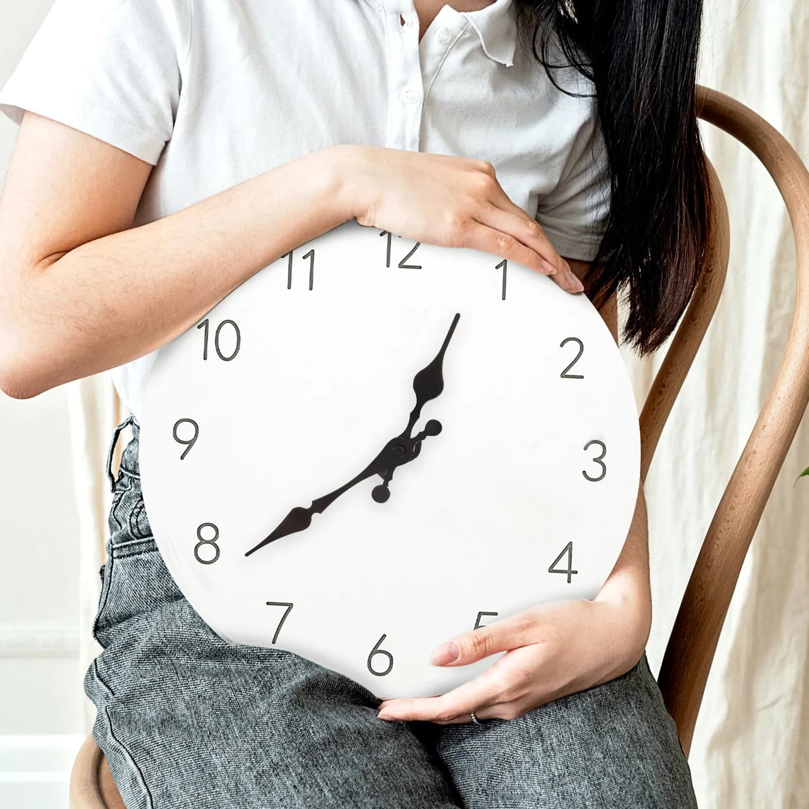 Set di Meccanismo per Orologio da Parete Fai-da-Te, Colore Classico, Silenzioso, Kit di Riparazione ad Alta Precisione