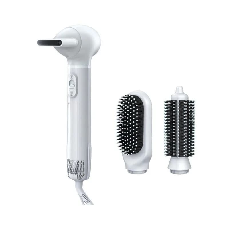 3 in 1 Hot Air Styler Brush Women Hair Dryer Volumizer Curling Iron Straightener Comb Negative Ion Salon Tool for All Hair