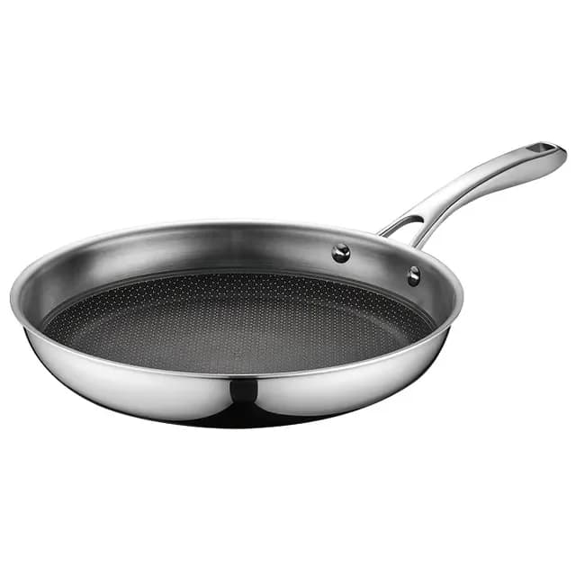 Non-stick pan Factor Stainless steel bee nest pan 3 layers thickened non-stick pan