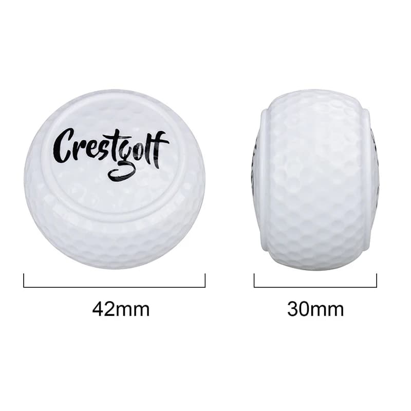 1 Pezzo Palline da Golf Piatte per Allenamento, Palline da Golf a Forma Piatta a Due Strati, Palline da Pratica per Swing e Putter