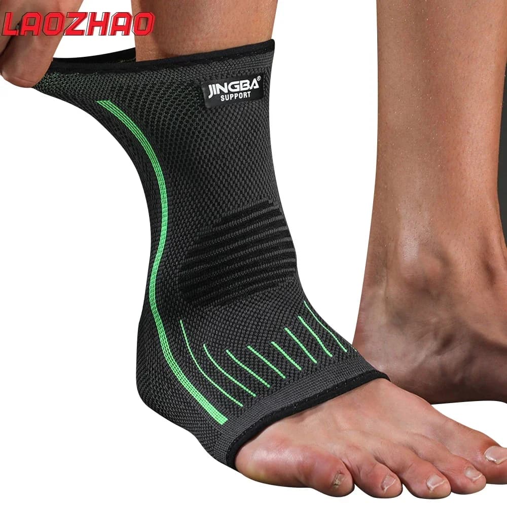 1 pezzo di calzini con tutore per caviglia, manica di compressione per donna e uomo, cinturino di supporto per caviglia regolabile per distorsione, fascite plantare, corsa