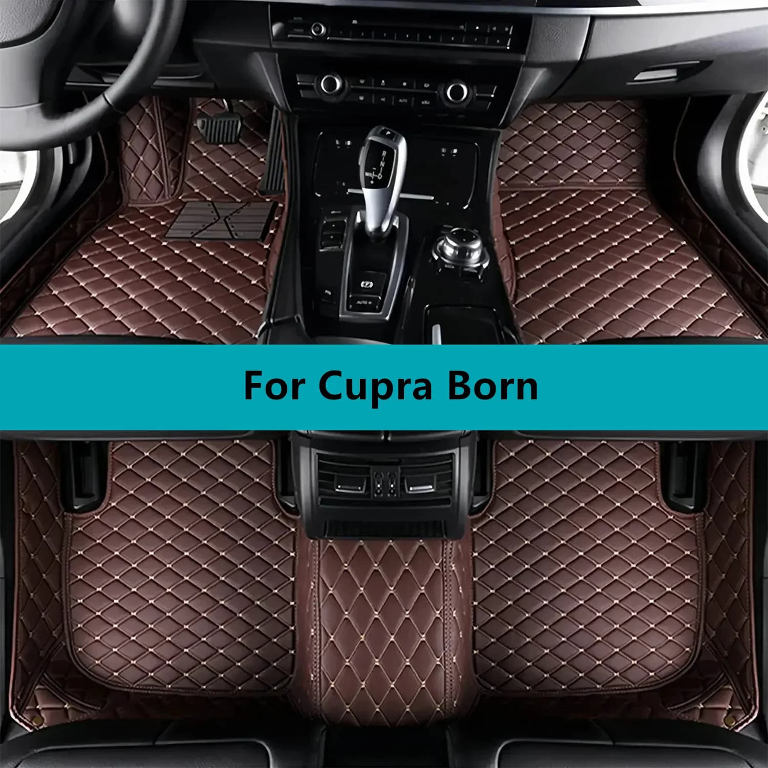 Tappetini per auto per Cupra Born 2021 2022 2023 2024 Tappetini per auto impermeabili per tutte le stagioni Accessori interni