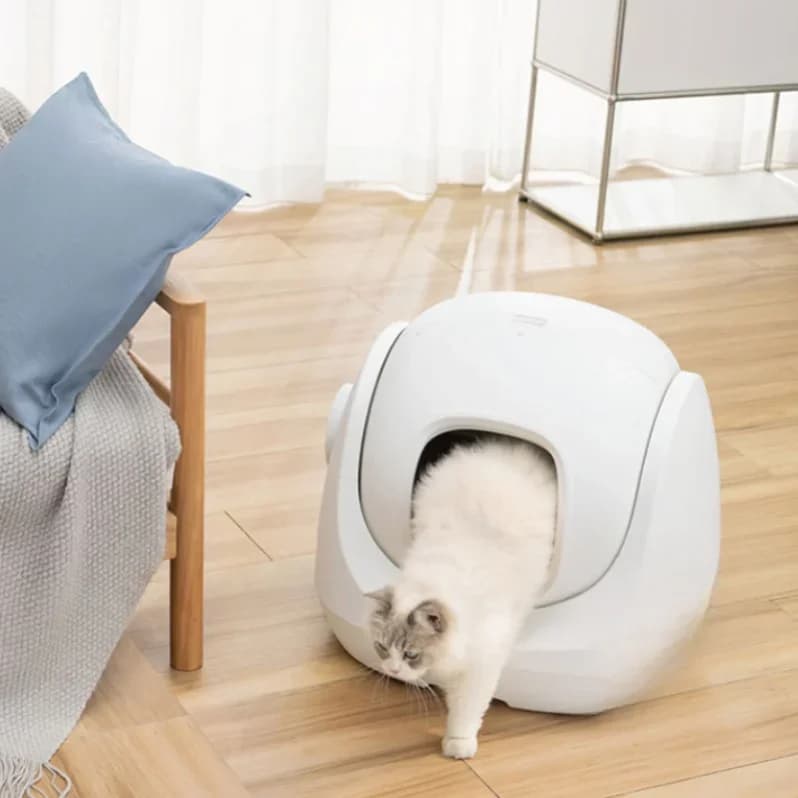 z Grossista Forniture per animali domestici Catlink BayMax Lettiera per gatti Scatola automatica Grande lettiera automatica per gatti Smart