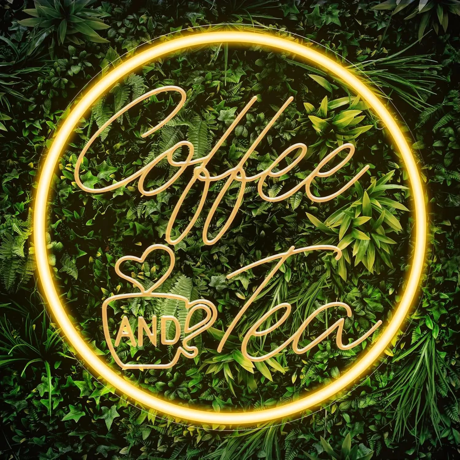 Insegne al Neon per caffè e tè, cartello luminoso per caffè a LED per stazione di caffè, Tea Bar-i migliori regali per gli appassionati di tè al caffè