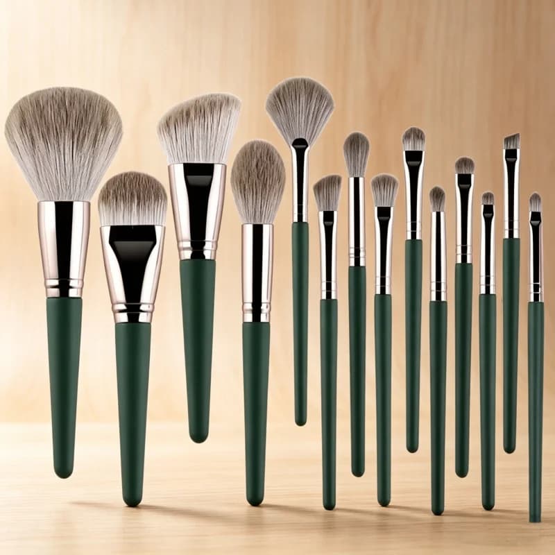 14pcs Soft Hair Makeup Brush Set Makeup Brushes Set for Foundation Blush Powder Eye Shadow